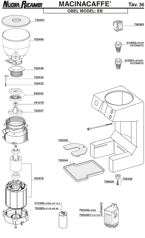 Macinacaffè 36